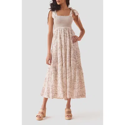 Omika Cotton Lana Maxi Dress In Pink