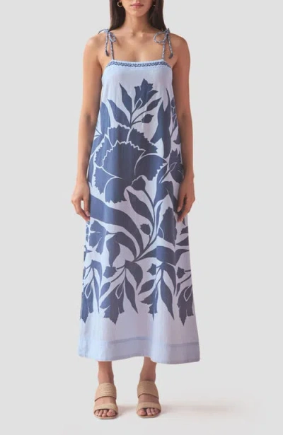 Omika Cotton Tillie Maxi In Blue