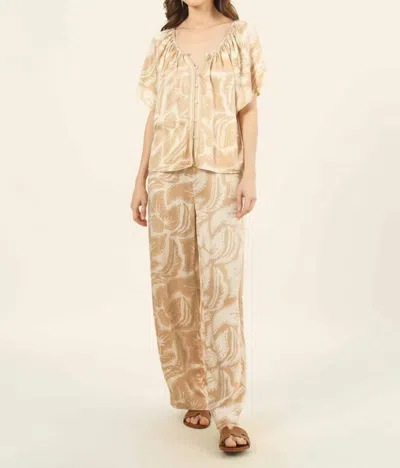 Omika Dario Blouse In Cierra Dune In Multi