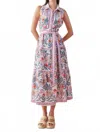 Omika Emeline Maxi Dress In Kala Daydream In Pink