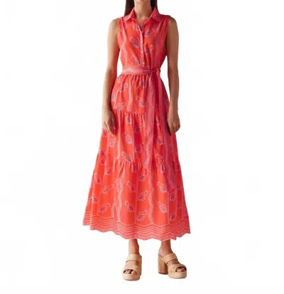 Omika Emeline Maxi Dress In Vani Papaya In Pink