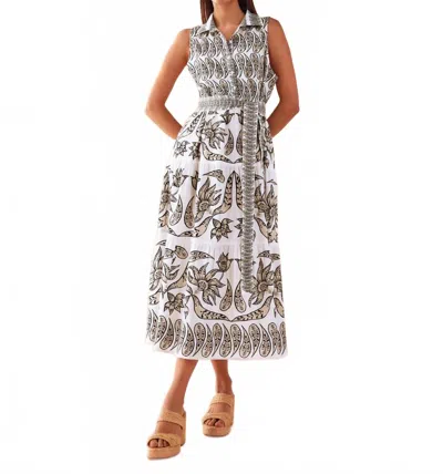 Omika Emeline Maxi Dress In Vivi Sesame In Multi