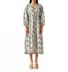 Omika Emerson Vani Dew Midi Dress In Vani Dew Vandew In Gray