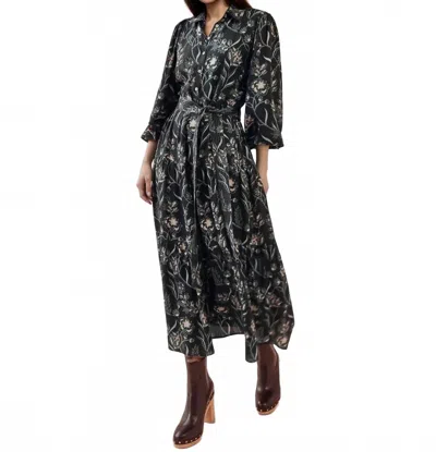 Omika Emery Maxi Dress In Black Multi