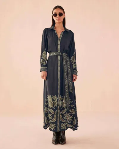 Omika Emma Maxi Alexia Dress In Black