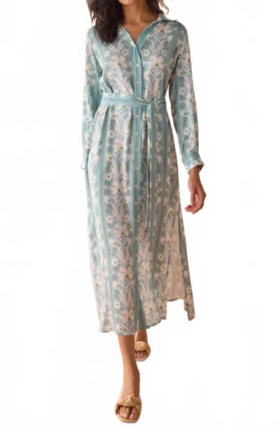 Omika Emma Maxi Dress In Aubrie Seafoam In Blue