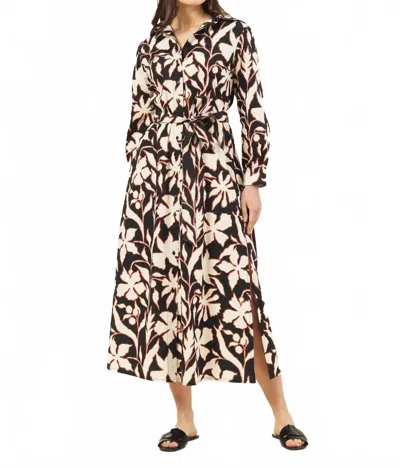 Omika Emma Shirt Dress In Bianca Cliff In Multi