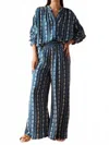 Omika Ezra Blouse In Nico Indigo In Blue