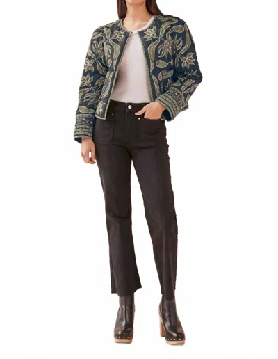 Omika Finley Jacket In Alexia Onyx In Green