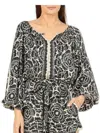 Omika Flora Blouse In Carmen Graphite In Gray