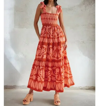 Omika Lana Maxi Dress In Vivi Negroni In Multi