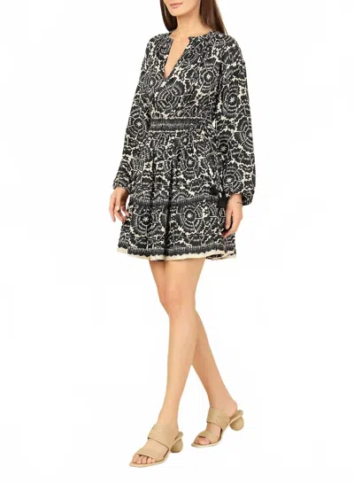 Omika Lani Mini Dress In Carmen Graphite In Multi