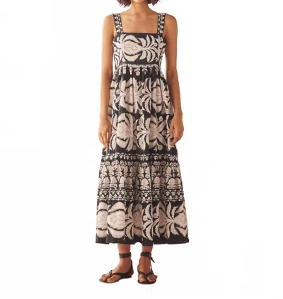 Omika Leena Maxi Dress In Nikita Oyster In Multi