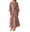 Omika Lorelei Wrap Dress In Everyly Currant In Multi