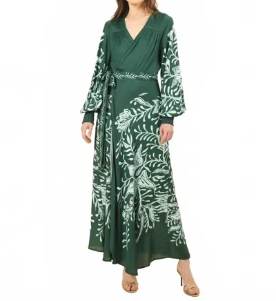 Omika Lorelie Maxi Dress In Green