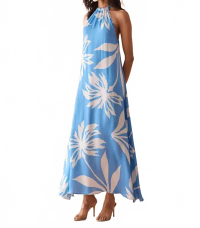 Omika Lyra Maxi Dress In Dana Sky Dansky In Blue