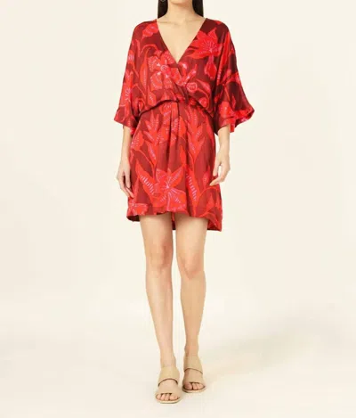 Omika Margot Mini Dress In Lia Macaw In Multi