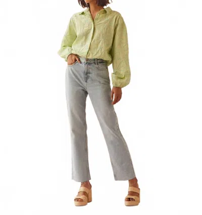 Omika Nero Textured Blouse In Laila Agave In Multi