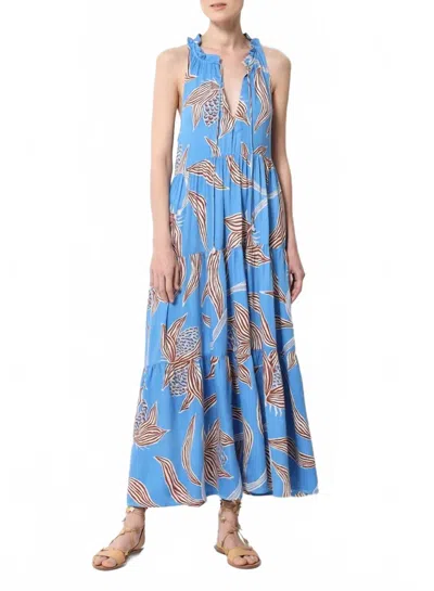 Omika Paola Maxi Dress In Lido Lagoon In Blue