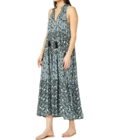 Omika Paola Maxi Dress In Mina Fleet In Blue