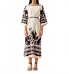 Omika Peyton Cutout Midi Dress In Delfina Caviar In Neutral