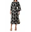 Omika Peyton Midi Dress In Emma Mussel In Multi