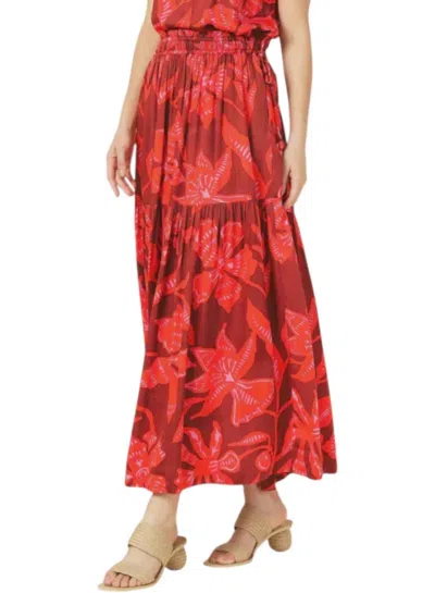 Omika Rosalita Maxi Skirt In Lia Macaw In Multi