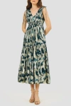 Omika Rosalita Midi Dress In Santari Peacock In Multi