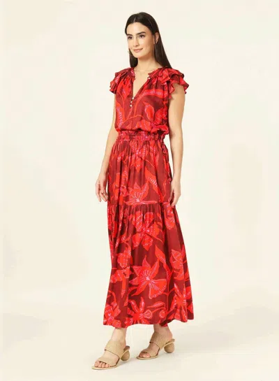 Omika Rosalita Midi Skirt In Lia Mccaw In Multi