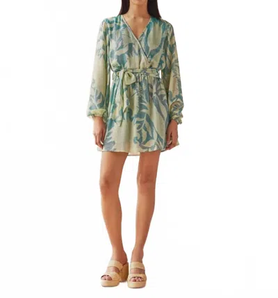 Omika Samira Mini Dress In Pear In Multi