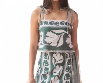 Omika Tillie Tank In Gwenn Palm In Silver