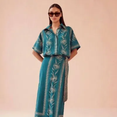 Omika Tola Blouse In Cecile Dragonfly In Multi