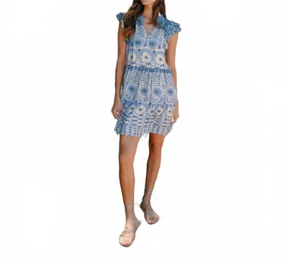 Omika Wilora Mini Dress In Blue