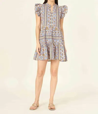 Omika Wilora Mini Dress In Narali Whisper In Multi
