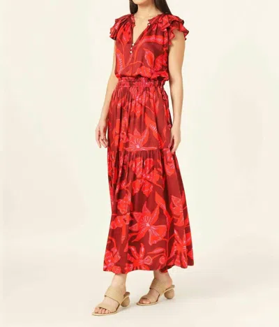 Omika Wilora V-neck Blouse In Lia Macaw In Multi