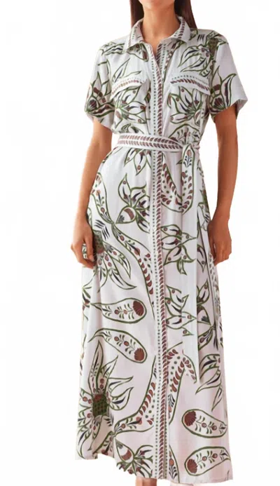 Omika Women's Amira Dress In Diya Powder In Multi