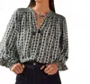 Omika Women's Anouk Blouse In Valetta Mist In Multi