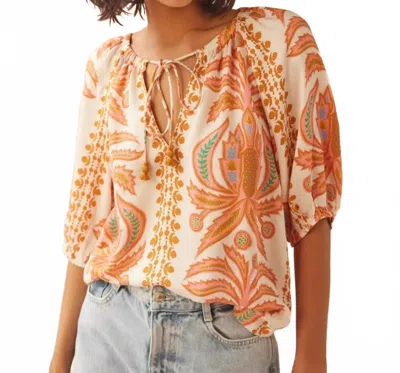 Omika Women's Isla Blouse In Zena Sunrise In Multi