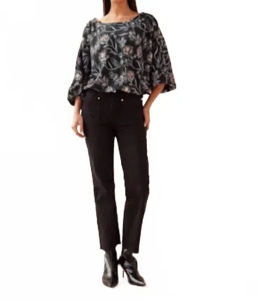 Omika Women's Verde Blouse In Sofi Midnight In Black