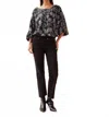Omika Women's Verde Blouse In Sofi Midnight In Gray