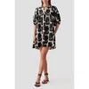 Omika Wren Mini Dress In Emma-mussel In Multi