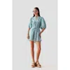 Omika Wren Mini Dress In Millie Bora Bora In Blue