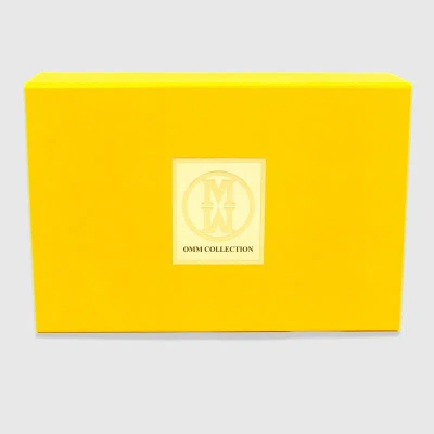Omm Collection Large Rectangle Gift Box In Yellow