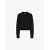 Omnes Womens Daria Oversized Knitted Jumper Black In Black