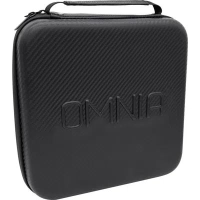 Omnia Brush Hard Sided Zip Storage Case In Black