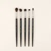 Omnia Brush Pro Blending 5pc Makeup Brush Set In Black