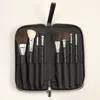 Omnia Brush Pro Travel 8pc Makeup Brush Set In Black