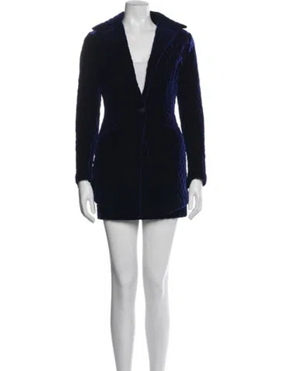 Pre-owned Omo Norma Kamali 1990's Patterned Skirt Suit In Black