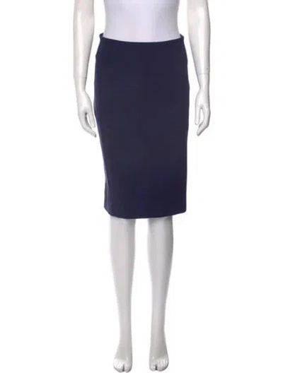 Pre-owned Omo Norma Kamali Knee-length Skirt In Purple