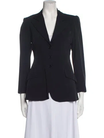 Pre-owned Omo Norma Kamali Vintage 1980's Blazer In Black